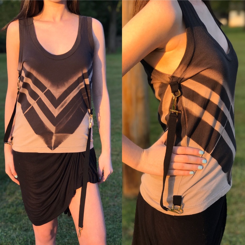 Gucci Tie Dye Buckle Tank Top